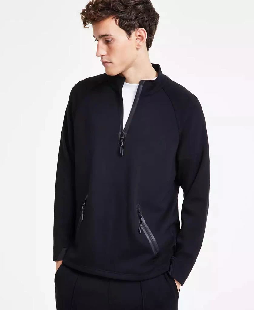 Alfani Men's Alfatech Quarter-Zip Sweatshirt, Exclusively at Macy's 1