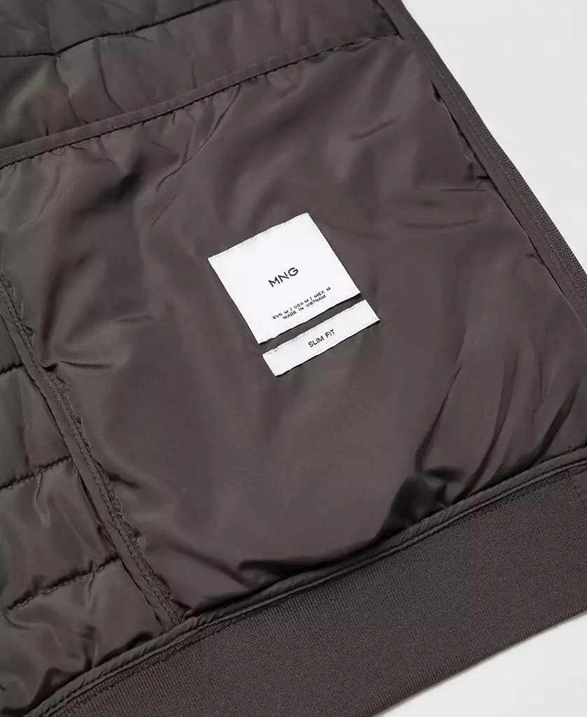 Mango Men's Ultralight Water-Repellent Quilted Vest 9