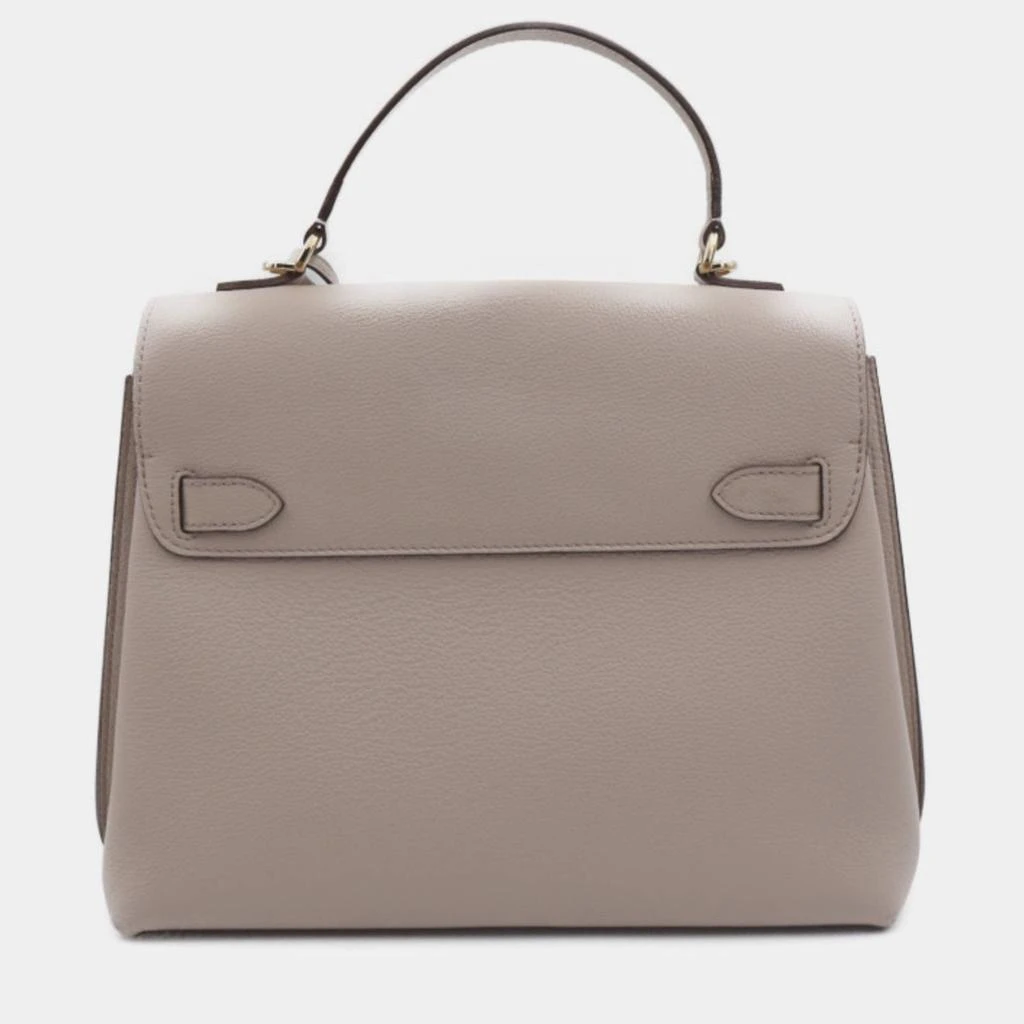 Louis Vuitton Louis Vuitton Gray Leather Lockme Ever MM Top Handle Bag 3