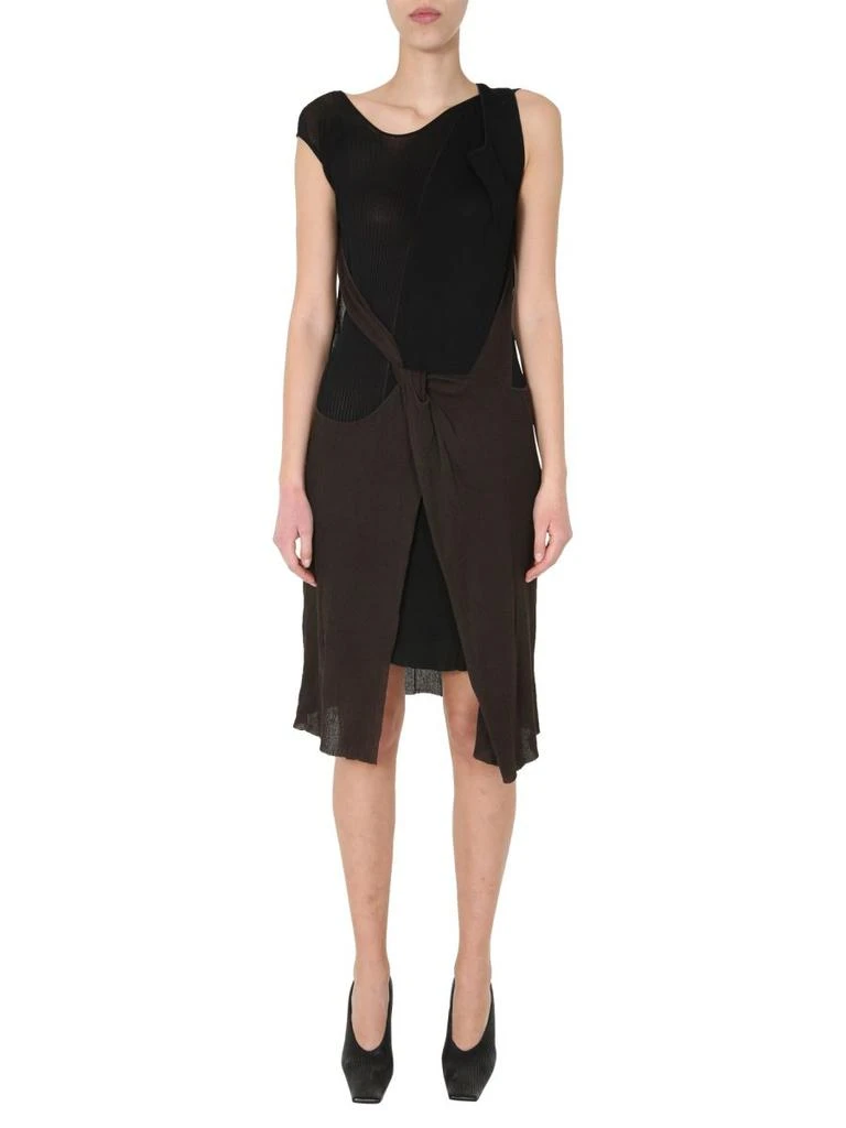 Bottega Veneta Bottega Veneta Cut-Out Layered Knit Dress 3