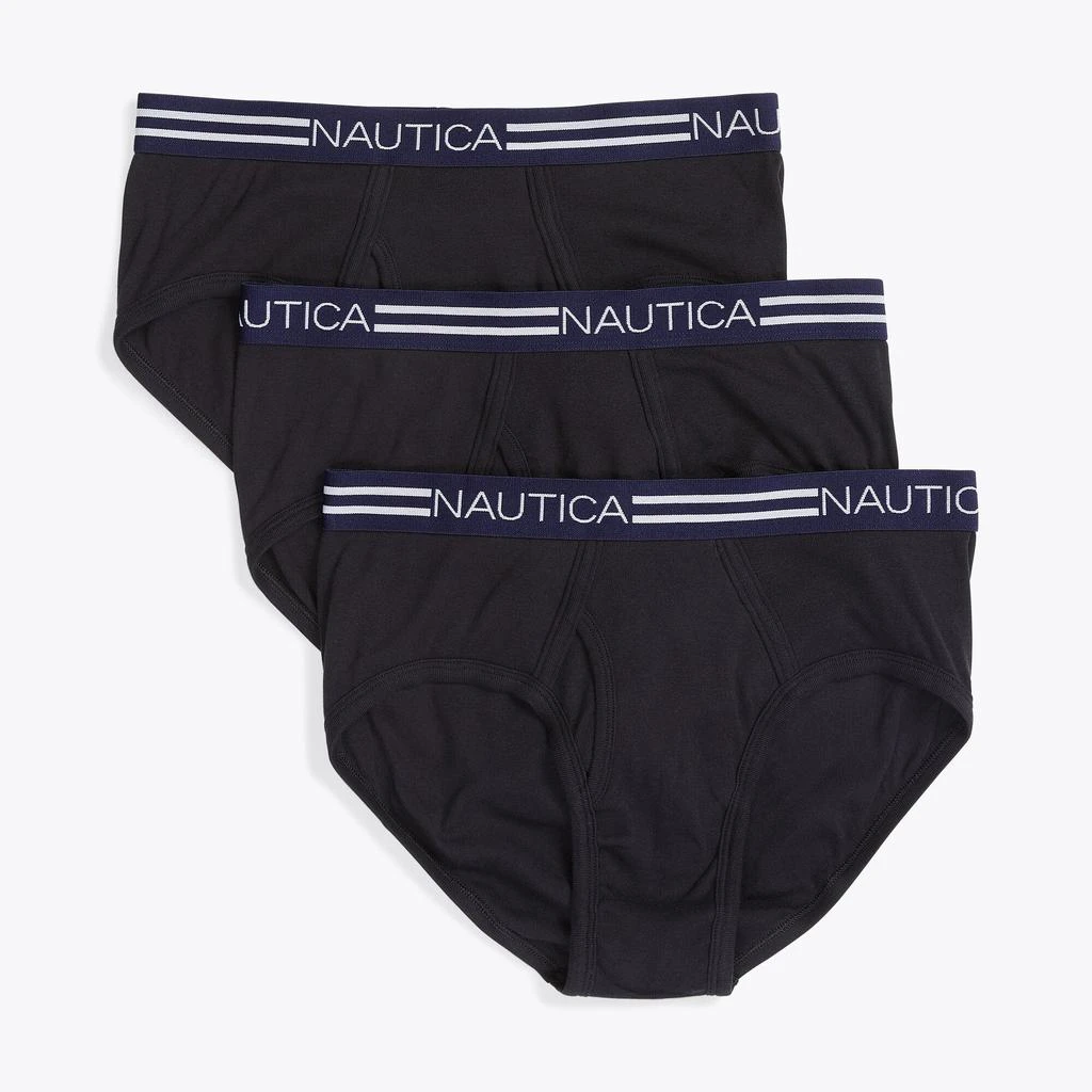 Nautica Mens Classic Briefs, 3-Pack 2