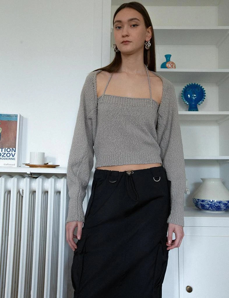 Pixie Market Parachute Pocket Maxi Skirt 2