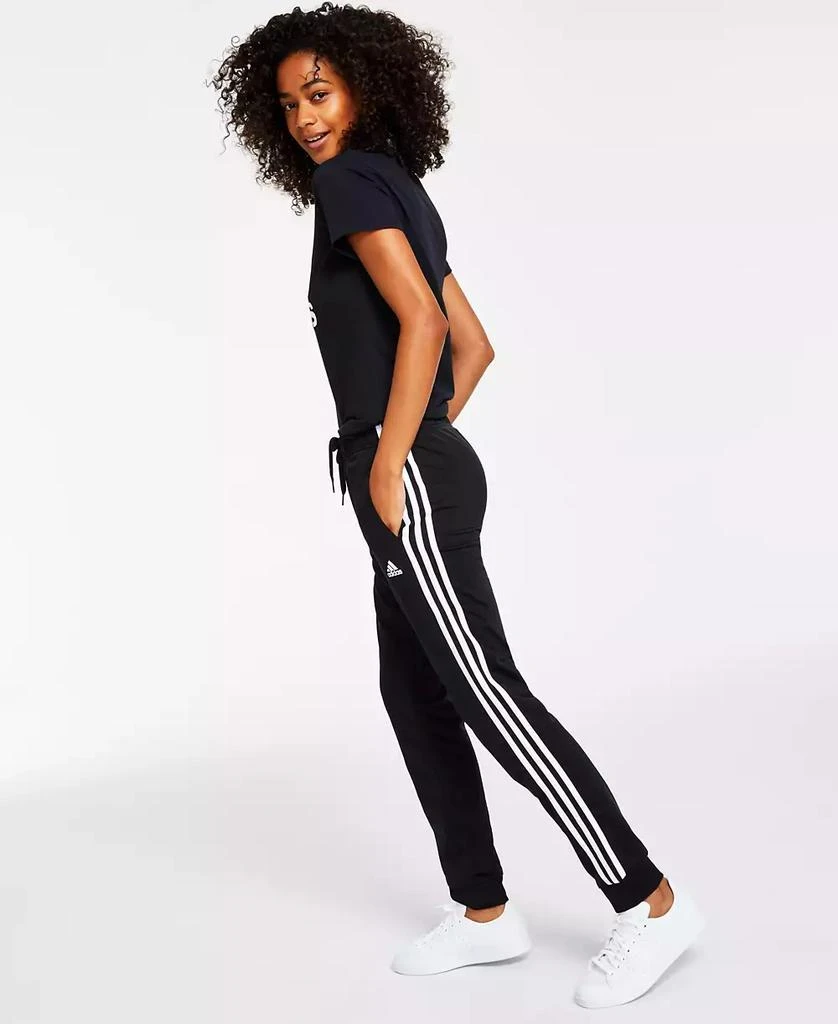 Adidas Women's Essentials Warm-Up Slim Tapered 3-Stripes Track Pants, XS- 4