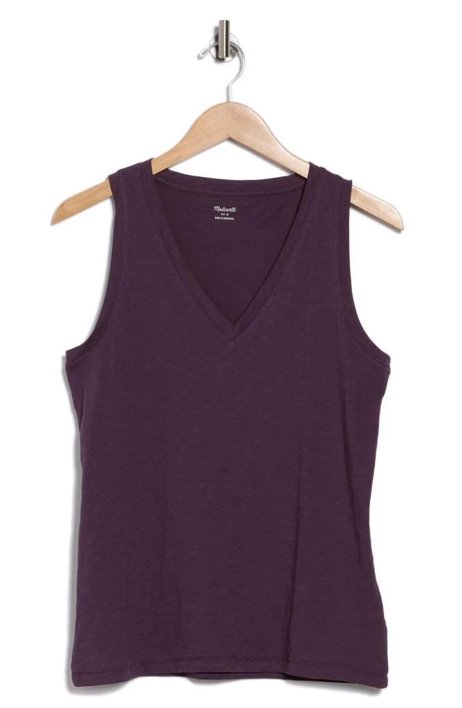 Madewell Whisper Shout Cotton V-Neck Tank 3