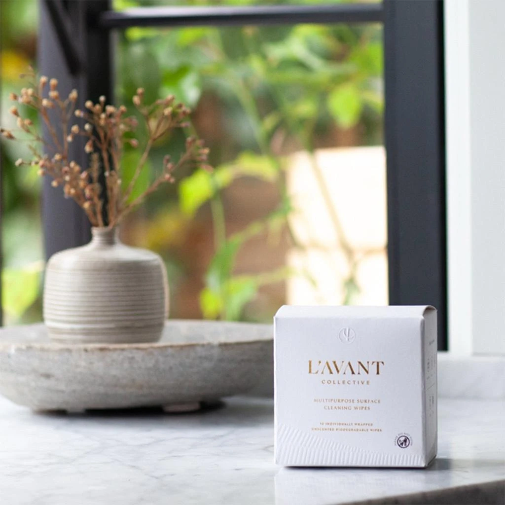 L’Avant Collective Unscented Individually Wrapped Biodegradable Cleaning Wipes 5