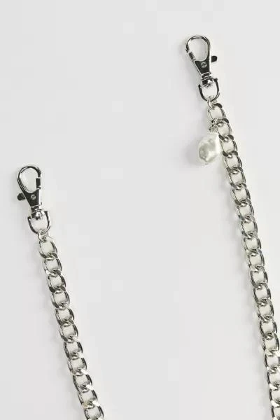 Urban Outfitters Curb Link & Pearl Wallet Chain 3
