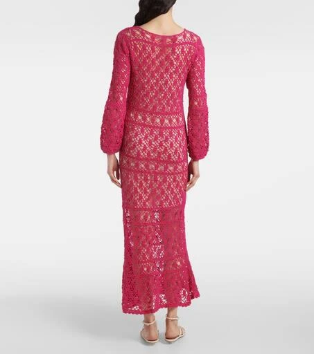ANNA KOSTUROVA Jennifer cotton crochet maxi dress 3
