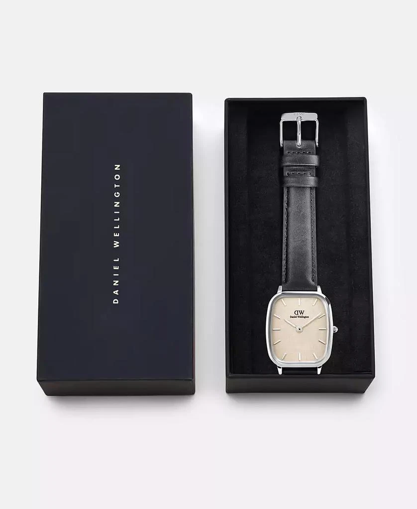 Daniel Wellington Men's Analog Black Genuine Leather Watch, 32mm 5