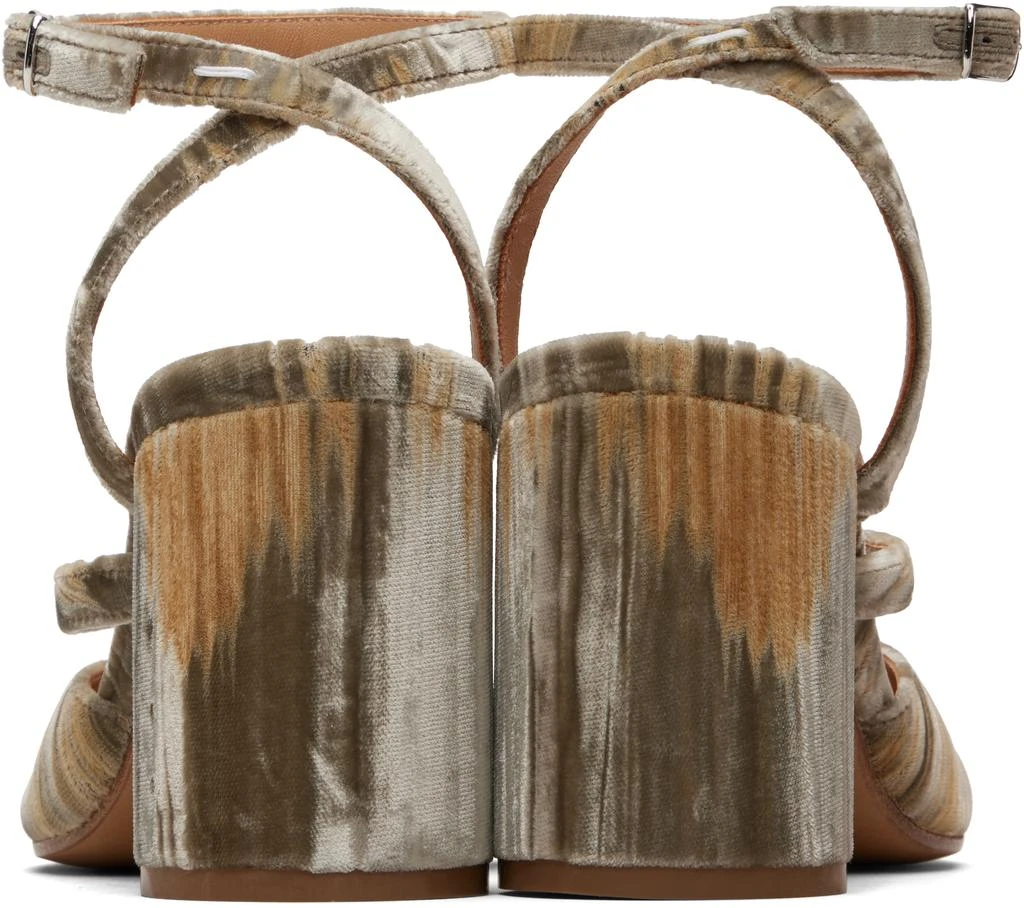 MAISON MARGIELA Beige Tabi Pump Heeled Sandals 2