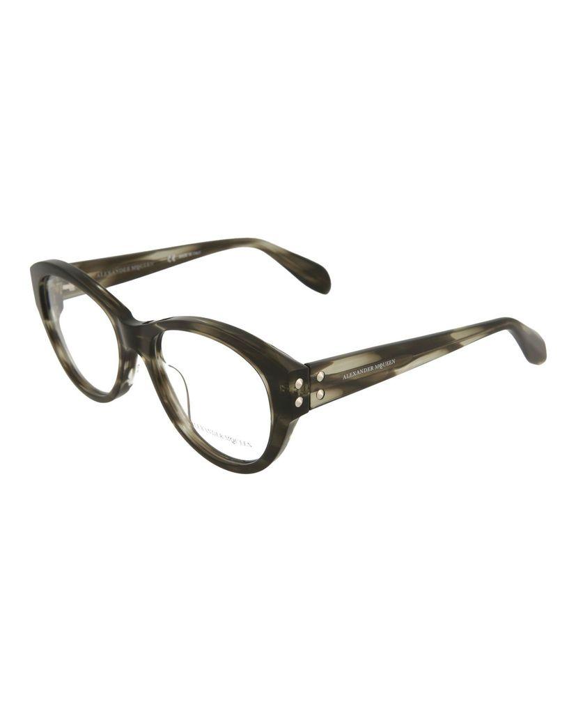 Alexander McQueen Alexander McQueen Round-Frame Optical Glasses