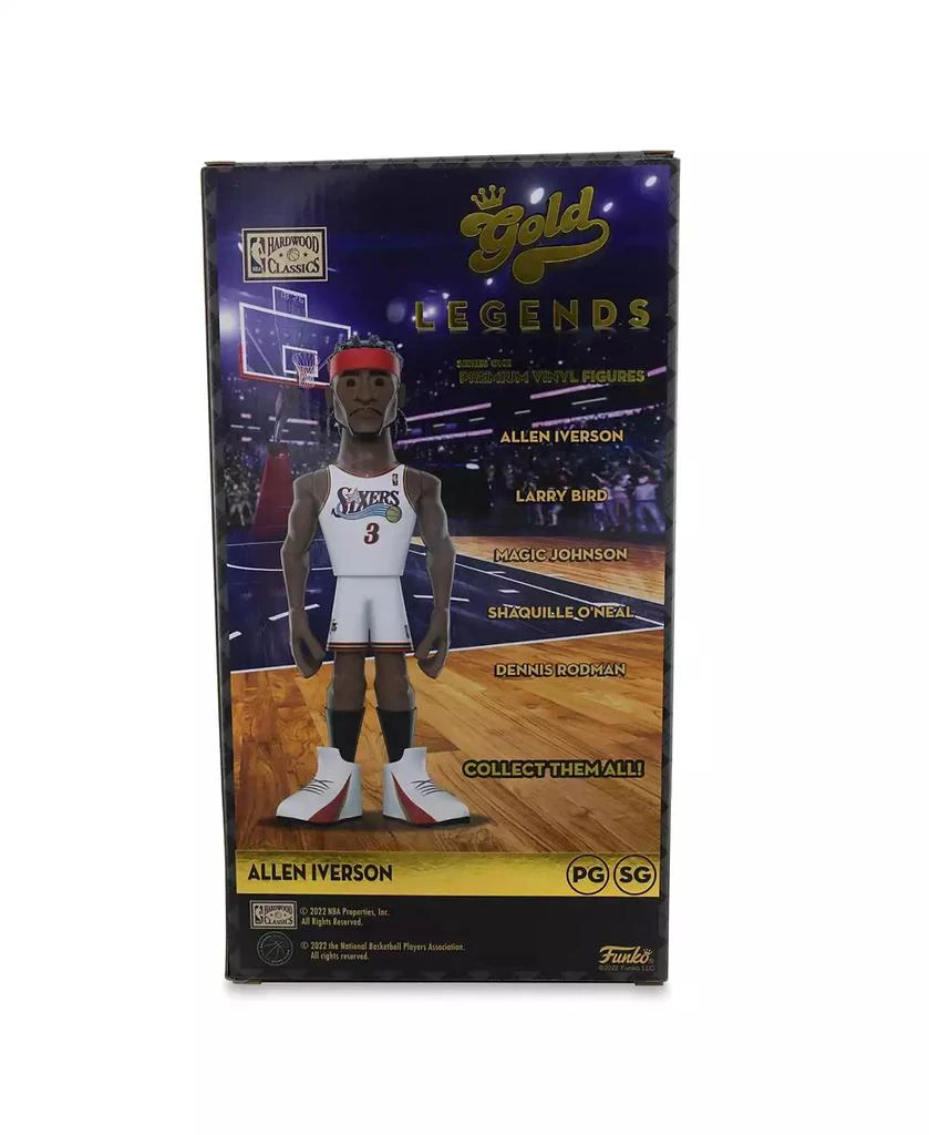 Funko Philadelphia 76ers NBA Gold 12 Inch Allen Iverson CHASE Vinyl Figure 4