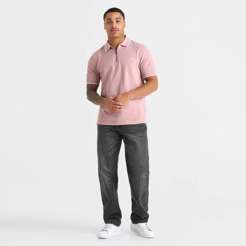 Fred Perry Men
s Fred Perry Zipped Polo Shirt 2