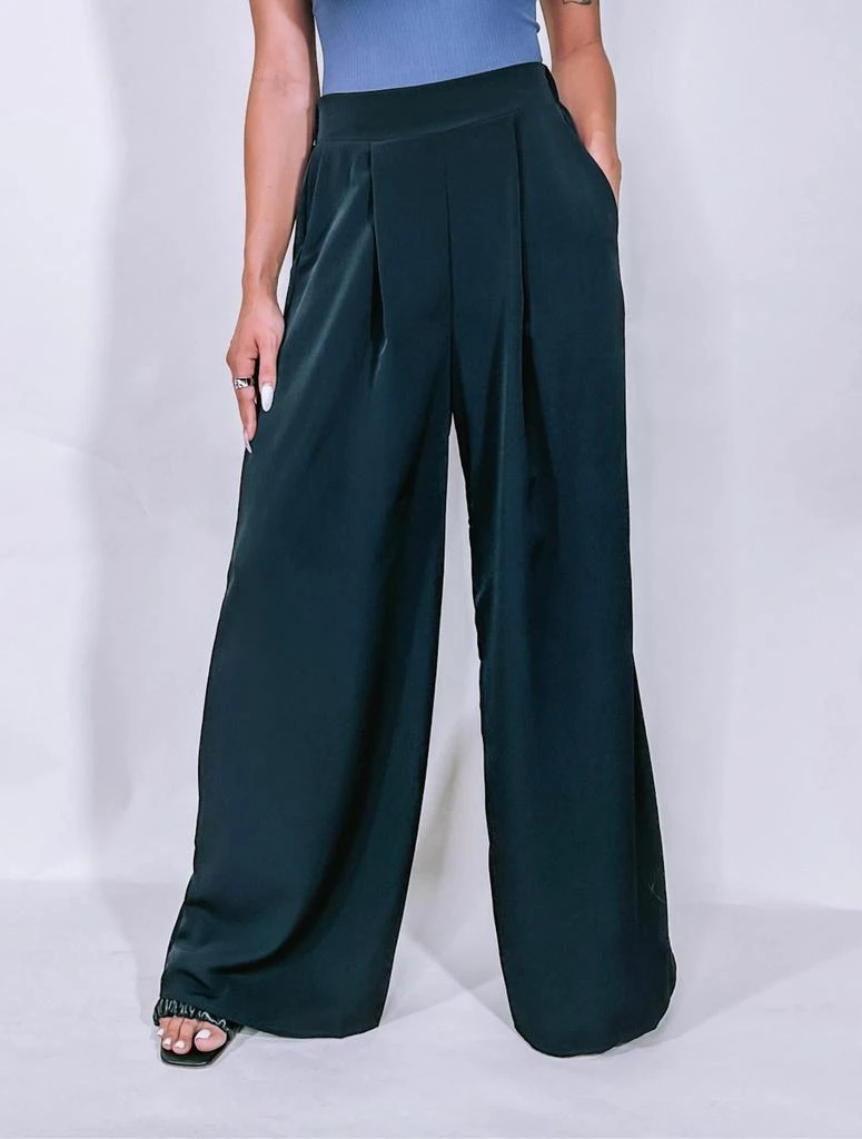 BUCKETLIST Bucketlist - Pleated Wide Leg Trousers