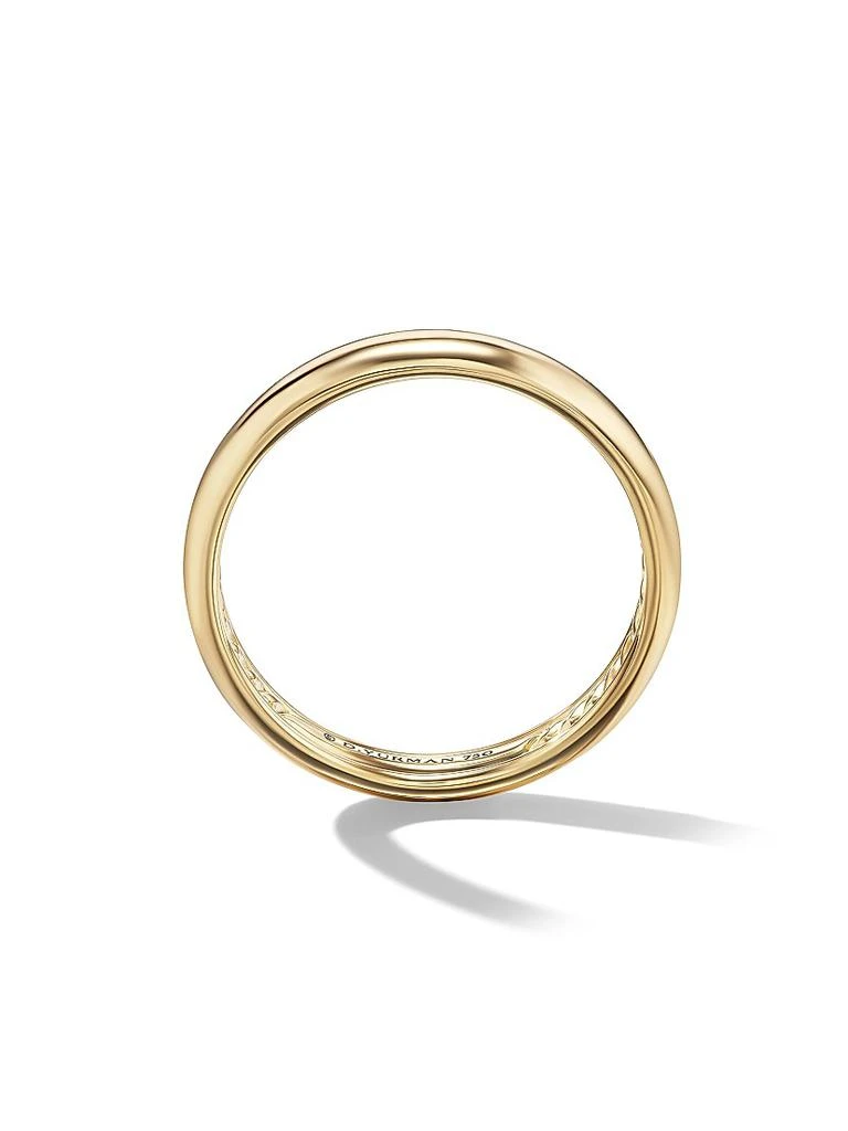 David Yurman DY Classic Band Ring in 18K Yellow Gold 2
