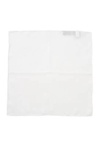 Ox and Bull Trading Co. White Silk Pocket Square