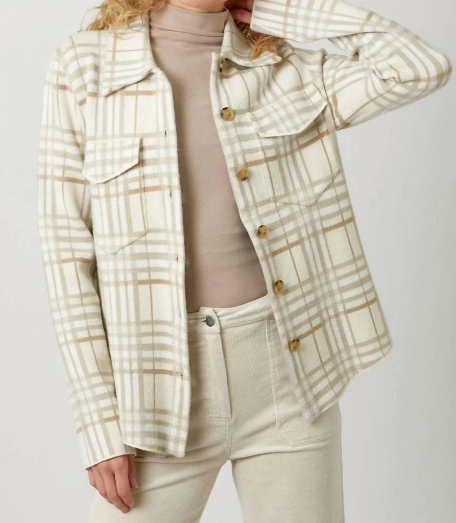 mystree Mystree - Plaid 
Proper Sweater Jacket