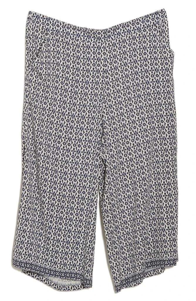 Max Studio Print Crop Wide Leg Pants 3