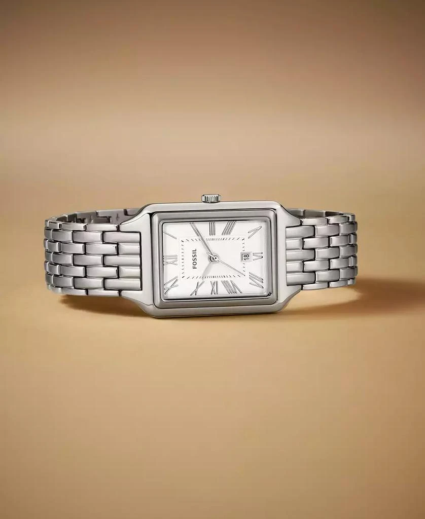 Fossil Women's Raquel Silver-Tone Stainless Steel Bracelet Watch, 23mm 2