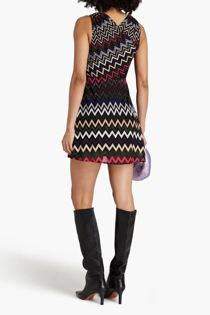 Missoni Metallic crochet-knit mini dress 3