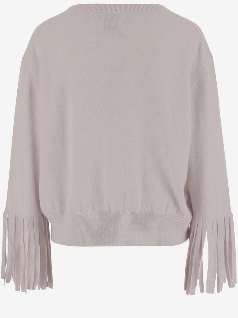 Allude Allude Fringe Sleeve Sweater 2