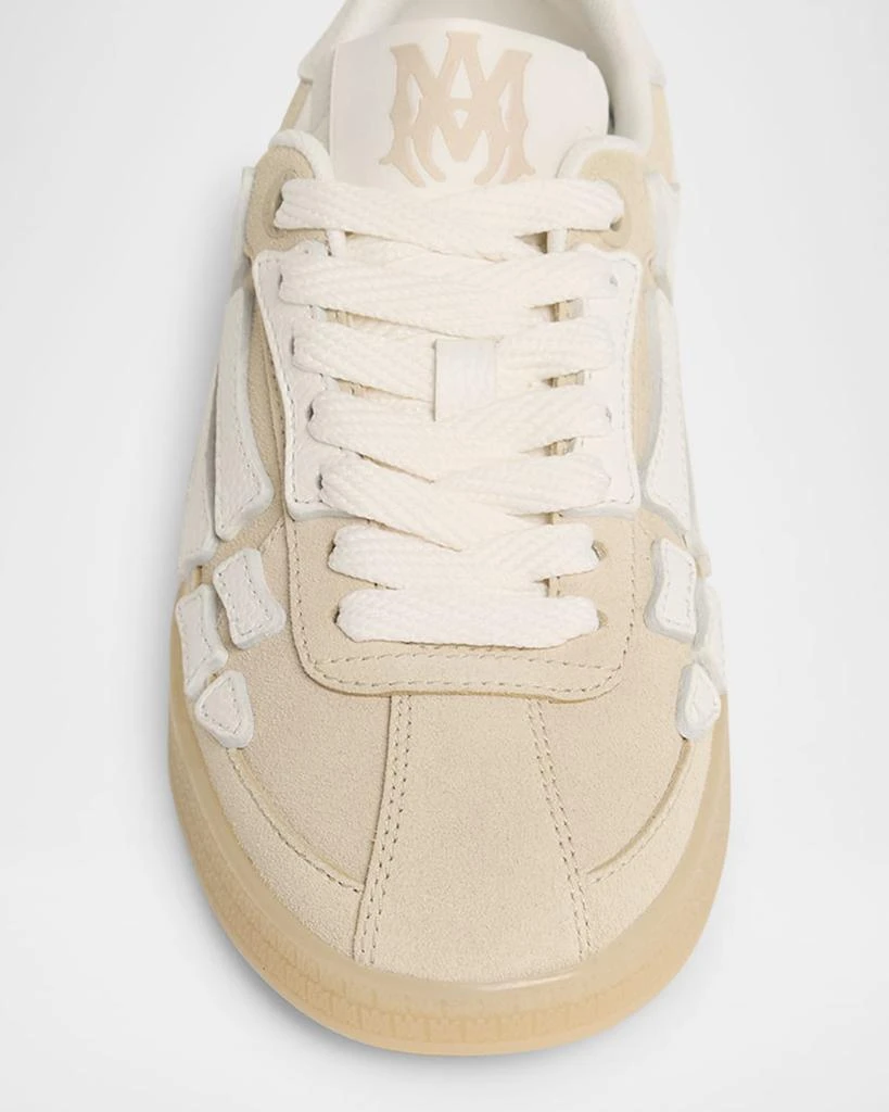 AMIRI Pacific Bones Mixed Leather Sneakers 6