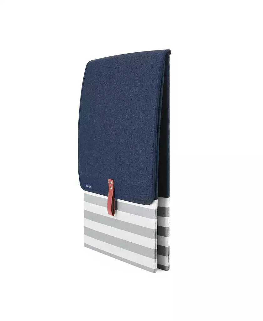 Nautica Folded Hamper with Lid Stripe 2