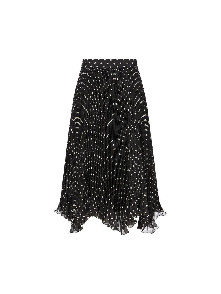Valentino Valentino Asymmetric Polka Dot Printed Skirt 2