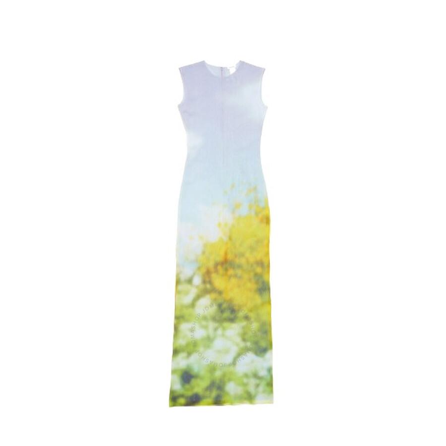 Acne Studios Sleeveless Blurred Print Dress