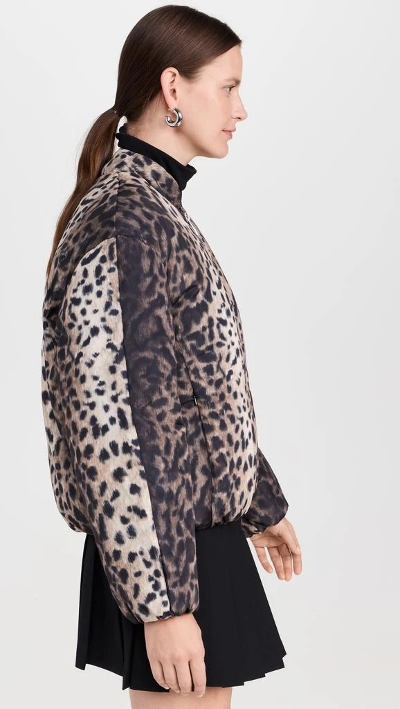 Apparis Leni Leopard Padded Bomber Jacket 3