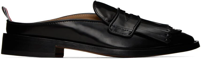 Thom Browne Black Kilt Loafers 1