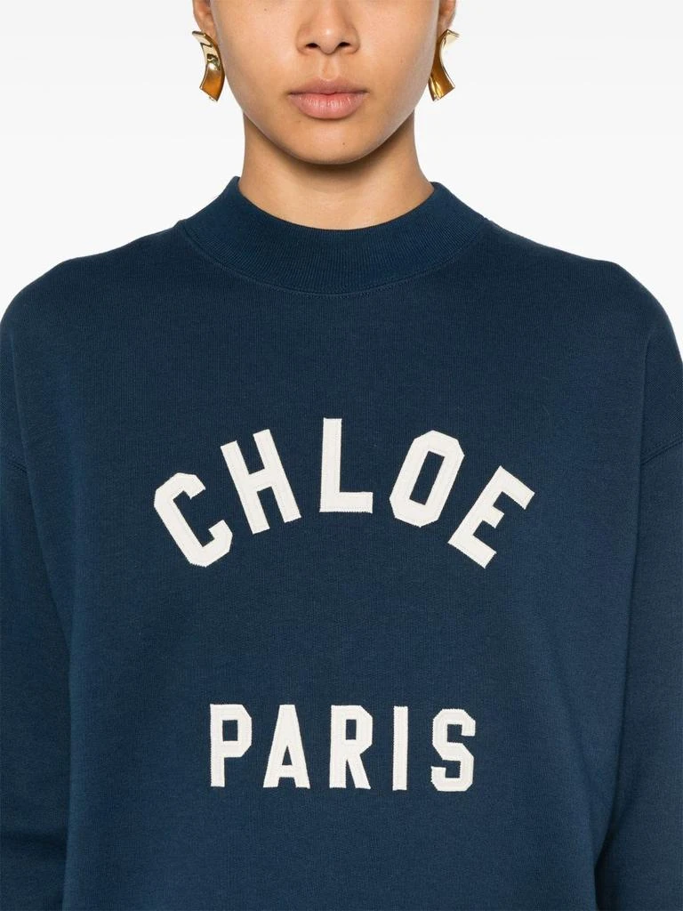 Chloé CHLOÈ - Logo Cotton Sweatshirt 3