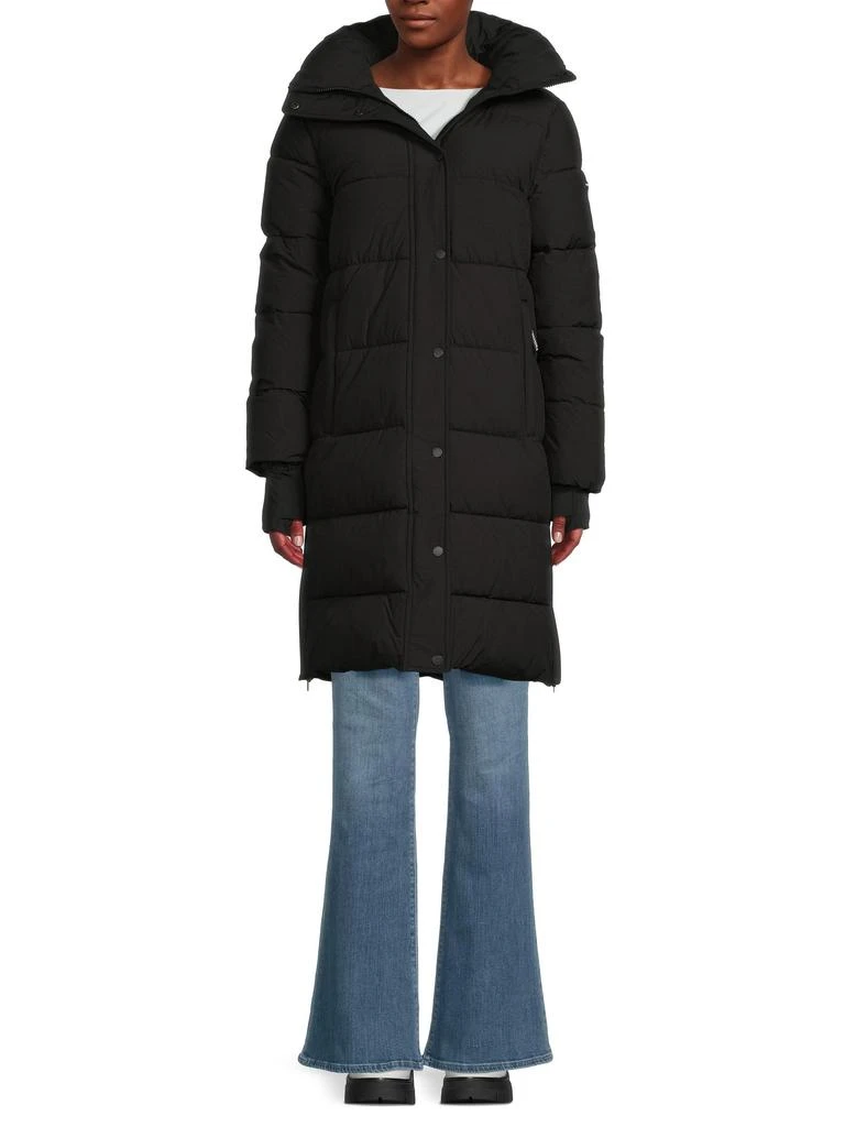 BCBG Missy 3/4 Pillow Puffer Coat