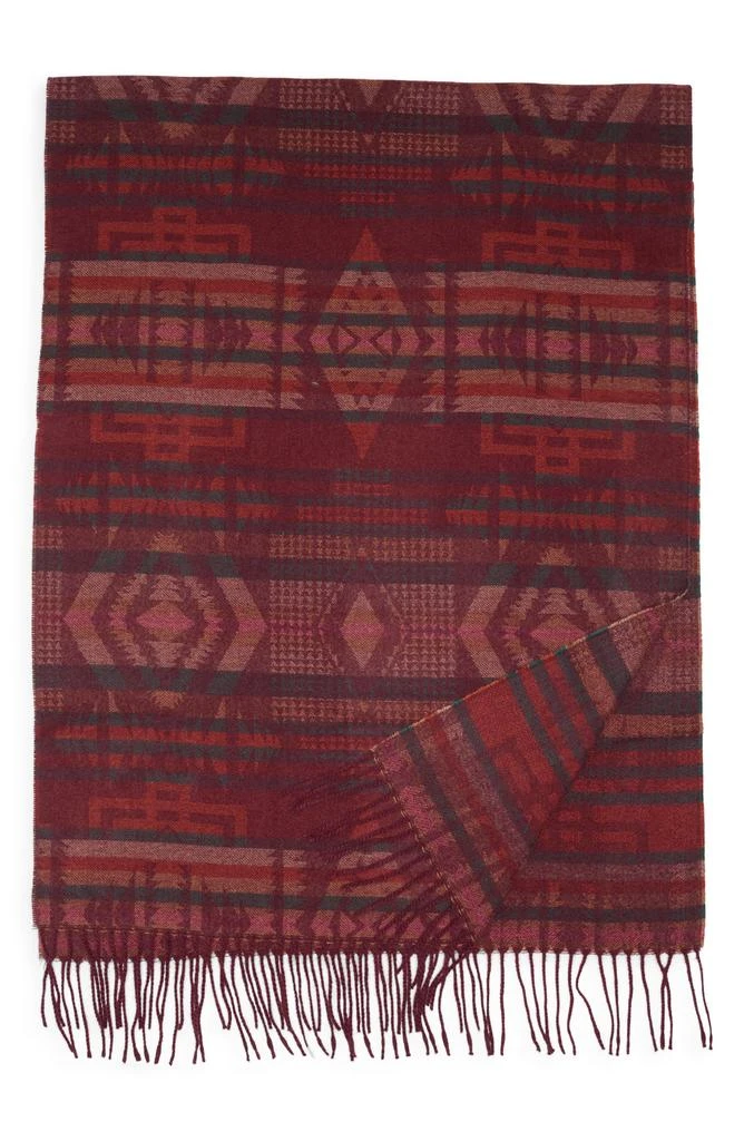 Vince Camuto Feathersoft Geometric Jacquard Wrap Scarf 2