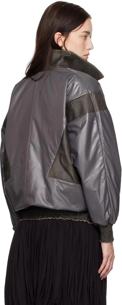 Nicklas Skovgaard Gray Farah Leather Jacket 3