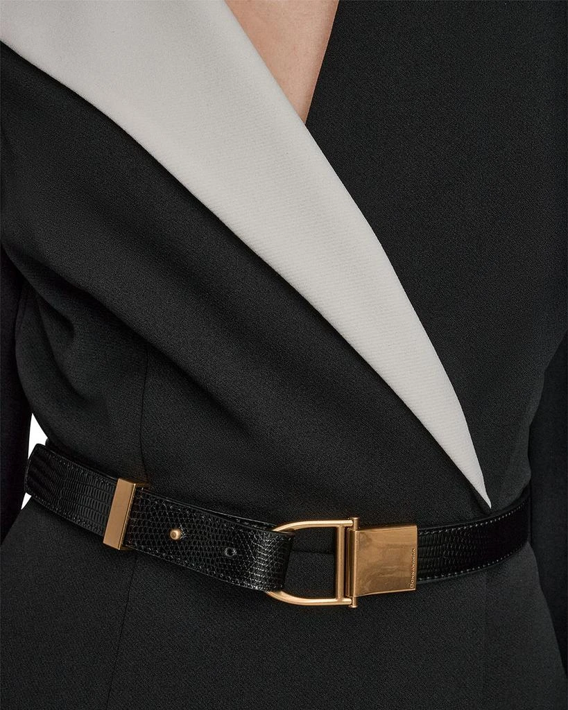 Donna Karan Belted Blazer Dress 5