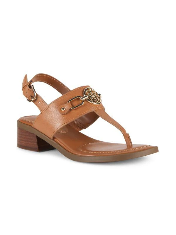 Tommy Hilfiger 38MM Logo Block Heel Sandals 2