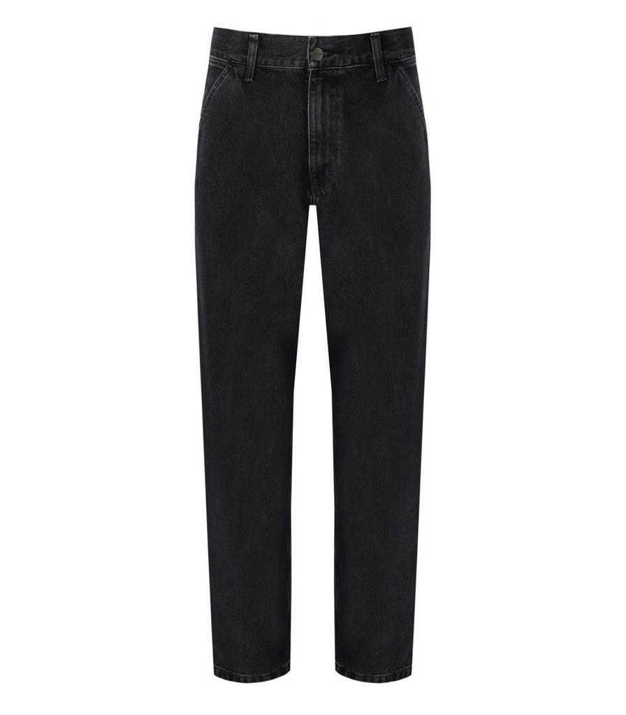 Carhartt Wip Carhartt Wip  Single Knee Stone Washed Black Jeans