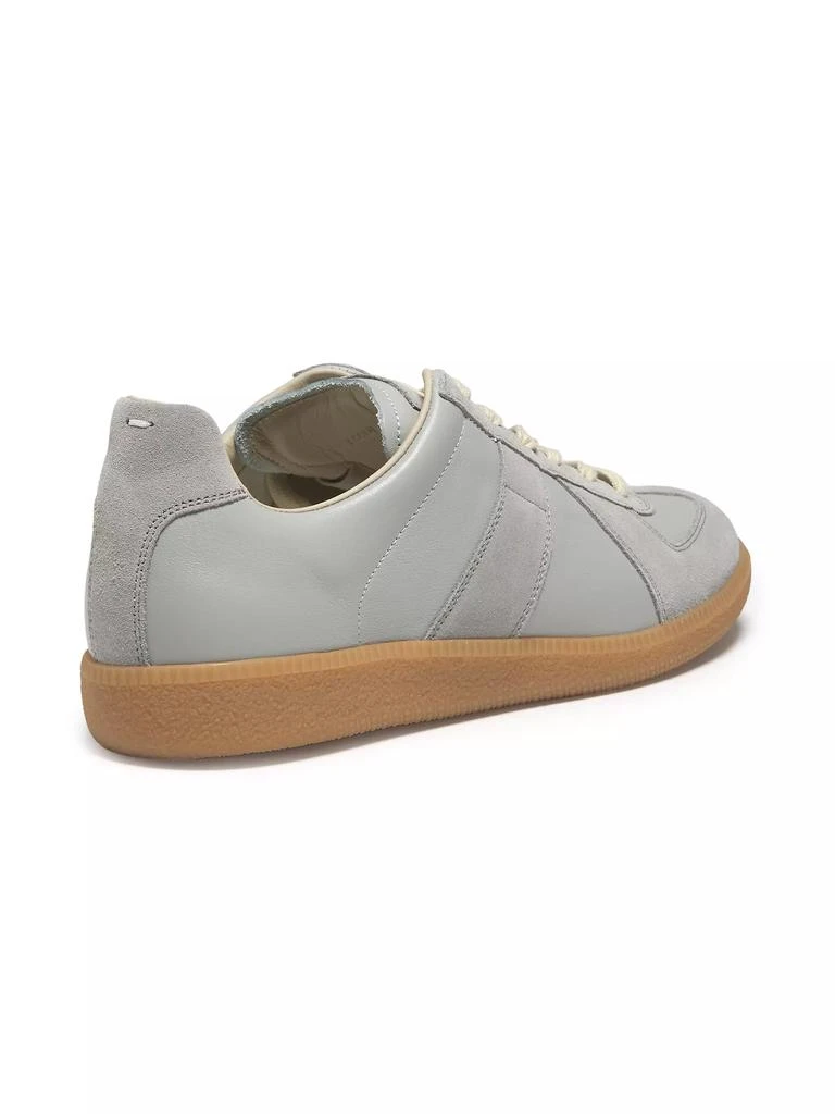 Maison Margiela Replica Leather & Suede Sneakers 3