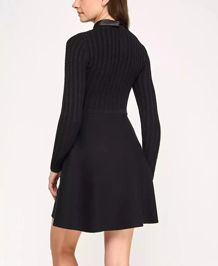slim fit dress slacks Fit And Flare Sweater Dress main image 1
