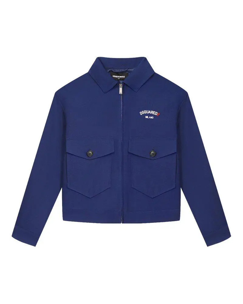 DSQUARED2 Dsquared2 Kids Logo-Print Zip-Up Jacket