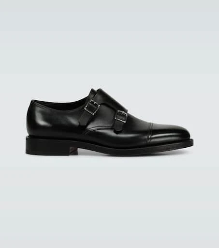 John Lobb William leather monk strap shoes 1