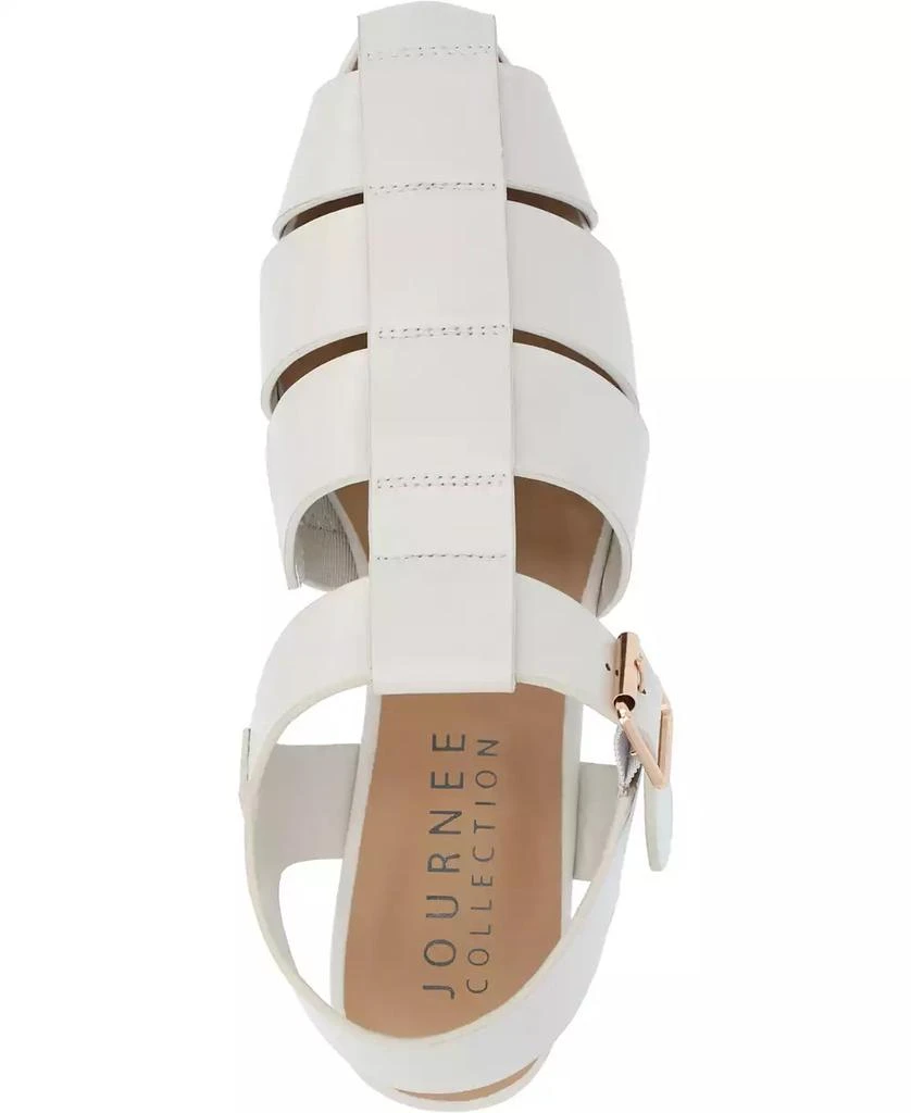 Journee Collection Women's Cailinna Caged Flats 4