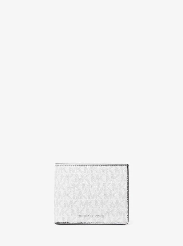 Michael Kors Harrison Logo Billfold Wallet With Passcase 1