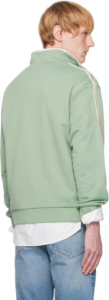 Shop Green Flash Fox Zipped Track Jacket on Sale at BeyondStyle