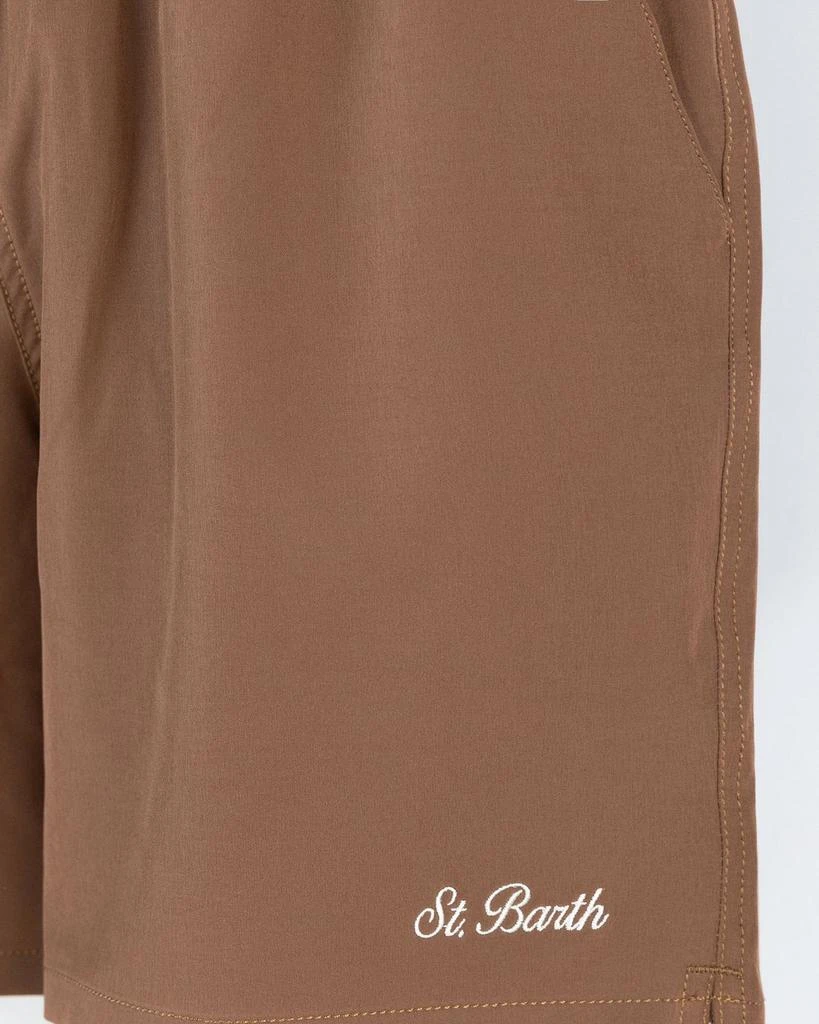 Mc2 Saint Barth Mc2 Saint Barth Logo Embroidered Comfort Drawstring Swim Shorts 3