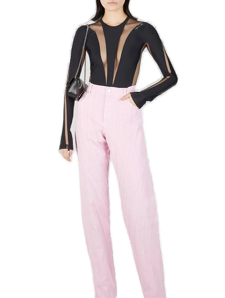 Mugler Mugler Spiral-Seam Spiral Jeans 4