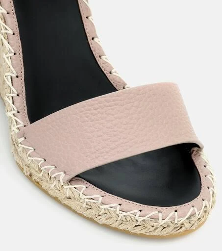 Valentino Valentino Garavani Rockstud Double leather wedge espadrilles 6