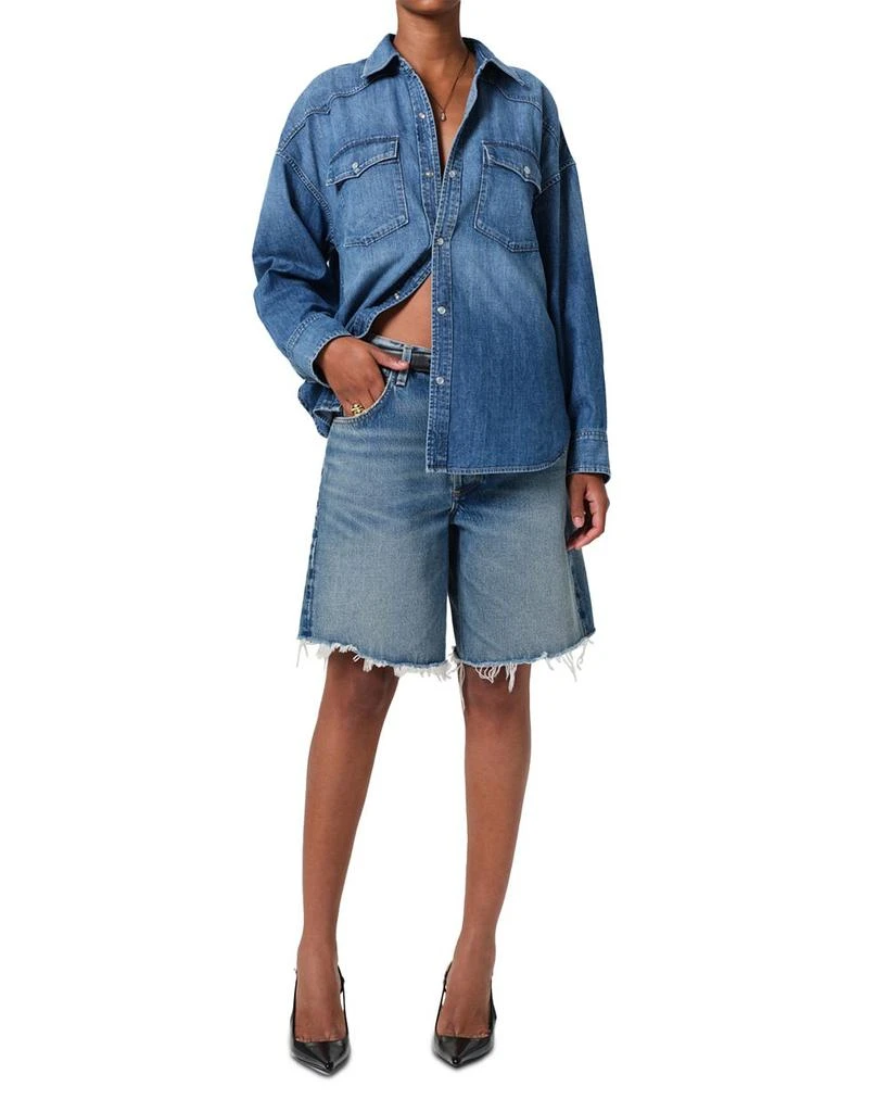Citizens of Humanity Ayla Denim Shorts 6