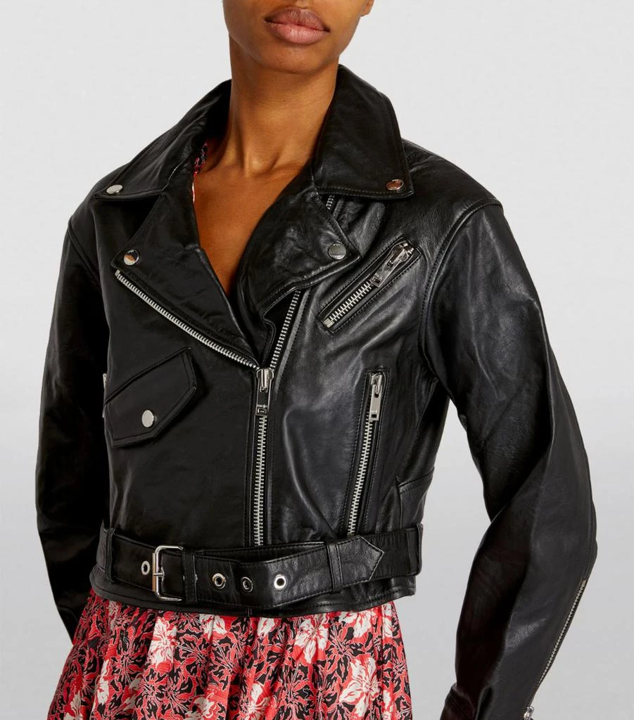 Maje Leather Moto Jacket 6