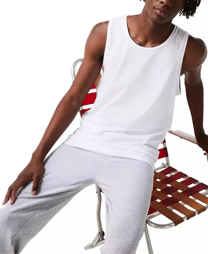Lacoste Men's 3-Pack Essential Slim Tank Tops 6
